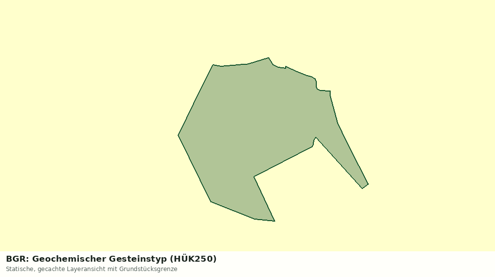 Statische Kartenansicht: BGR: Geochemischer Gesteinstyp (HÜK250)