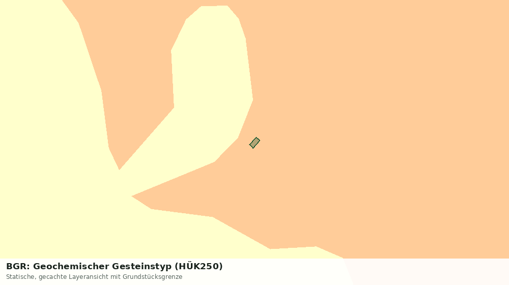 Statische Kartenansicht: BGR: Geochemischer Gesteinstyp (HÜK250)