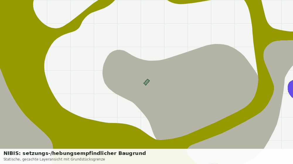 Statische Kartenansicht: NIBIS: setzungs-/hebungsempfindlicher Baugrund
