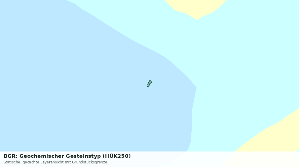 Statische Kartenansicht: BGR: Geochemischer Gesteinstyp (HÜK250)