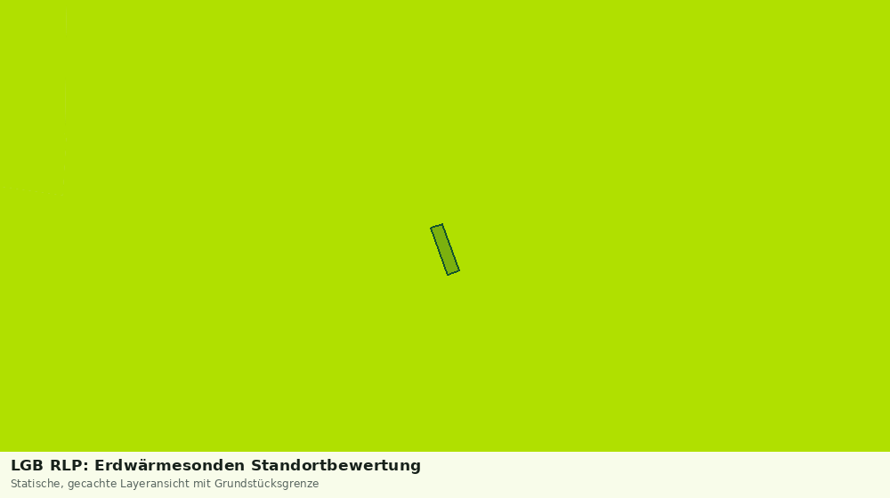 Statische Kartenansicht: LGB RLP: Erdwärmesonden Standortbewertung