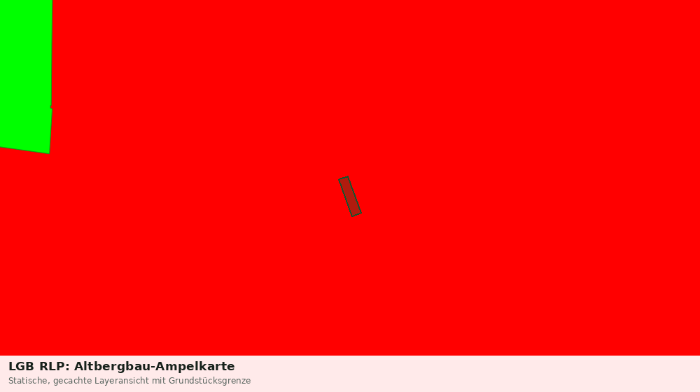 Statische Kartenansicht: LGB RLP: Altbergbau-Ampelkarte