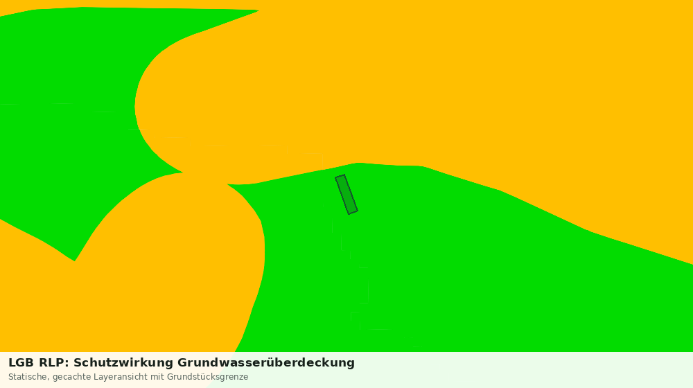 Statische Kartenansicht: LGB RLP: Schutzwirkung Grundwasserüberdeckung