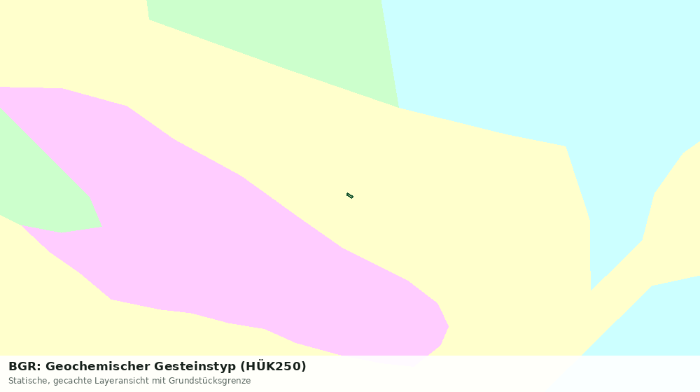Statische Kartenansicht: BGR: Geochemischer Gesteinstyp (HÜK250)