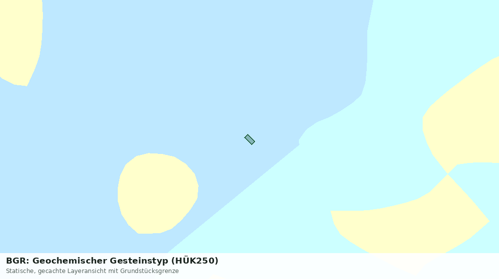 Statische Kartenansicht: BGR: Geochemischer Gesteinstyp (HÜK250)