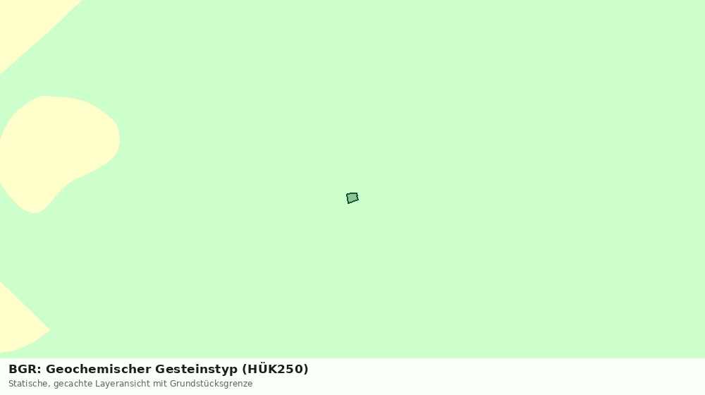 Statische Kartenansicht: BGR: Geochemischer Gesteinstyp (HÜK250)