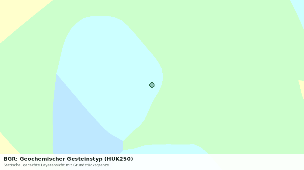 Statische Kartenansicht: BGR: Geochemischer Gesteinstyp (HÜK250)