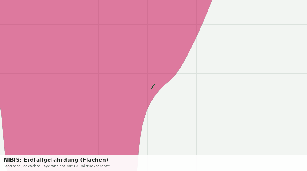 Statische Kartenansicht: NIBIS: Erdfallgefährdung (Flächen)