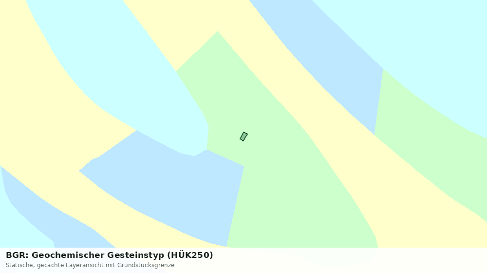 Statische Kartenansicht: BGR: Geochemischer Gesteinstyp (HÜK250)