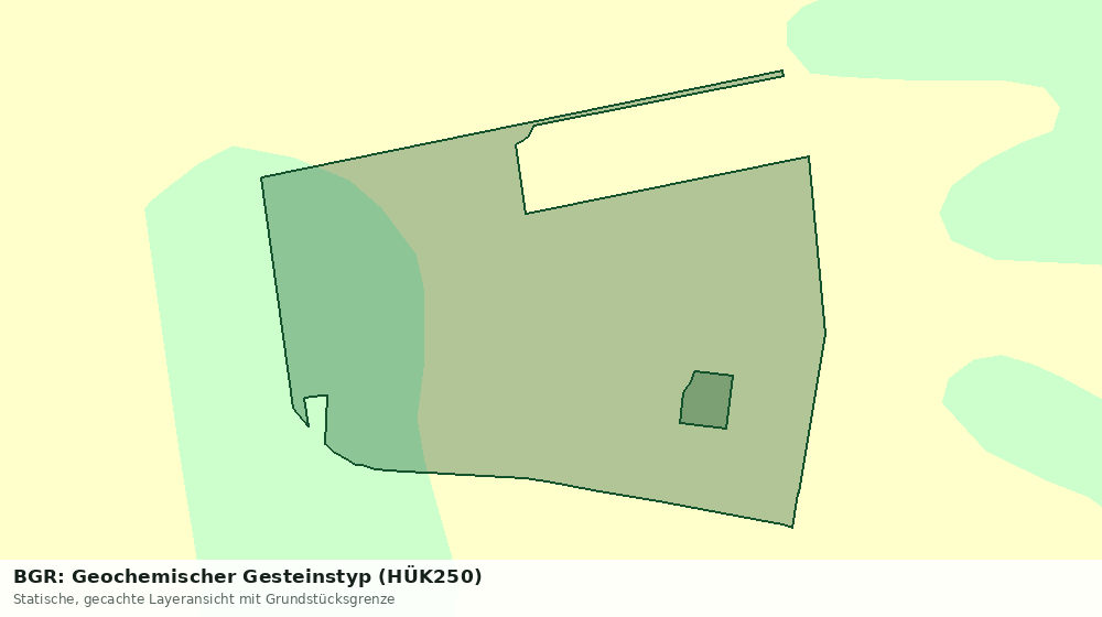 Statische Kartenansicht: BGR: Geochemischer Gesteinstyp (HÜK250)