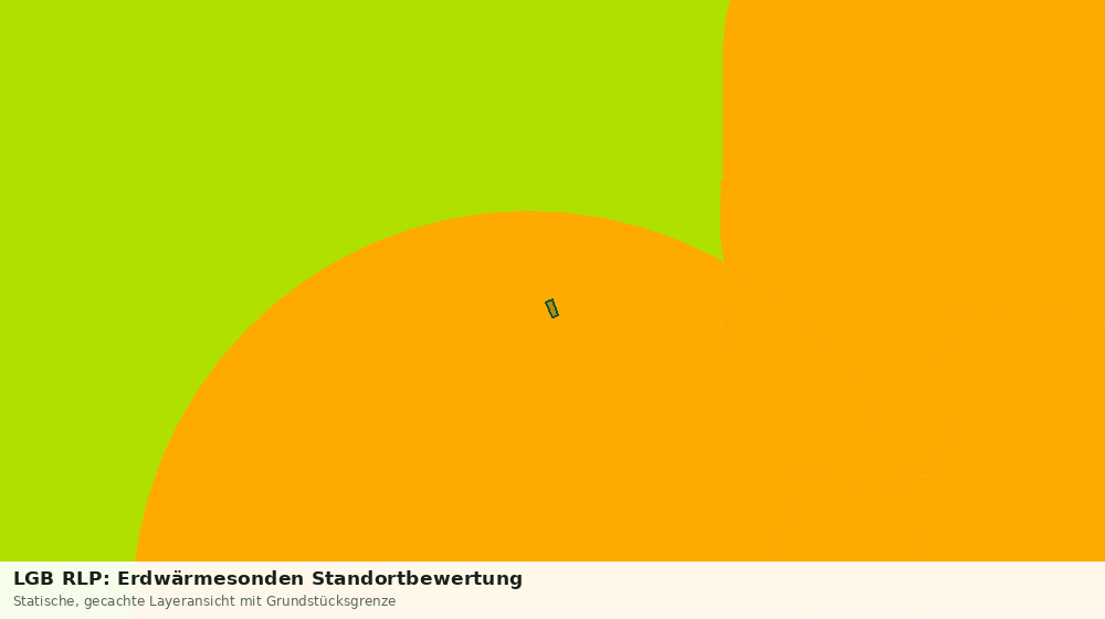Statische Kartenansicht: LGB RLP: Erdwärmesonden Standortbewertung