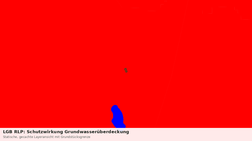 Statische Kartenansicht: LGB RLP: Schutzwirkung Grundwasserüberdeckung