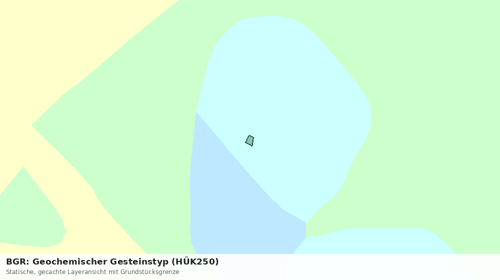 Statische Kartenansicht: BGR: Geochemischer Gesteinstyp (HÜK250)