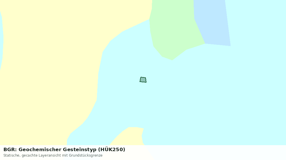 Statische Kartenansicht: BGR: Geochemischer Gesteinstyp (HÜK250)