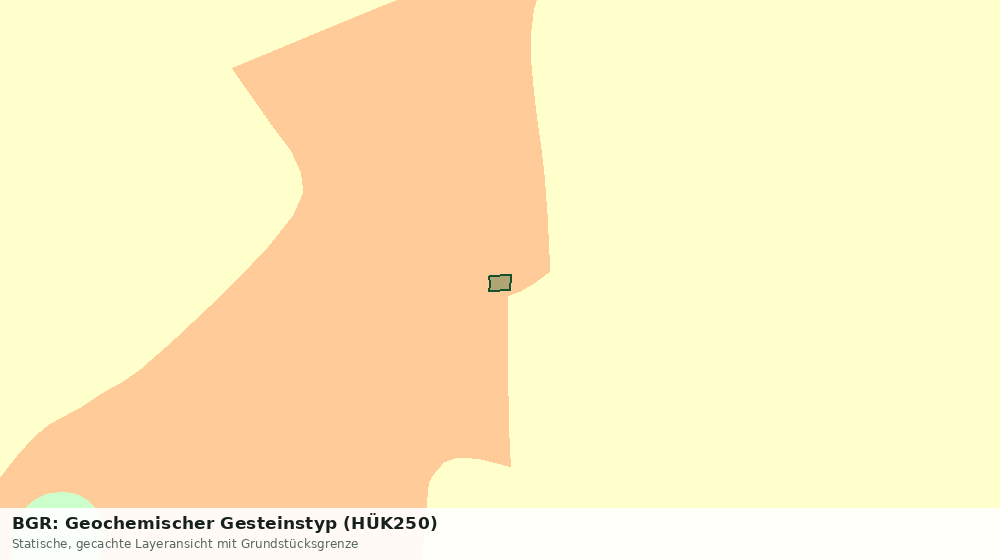 Statische Kartenansicht: BGR: Geochemischer Gesteinstyp (HÜK250)