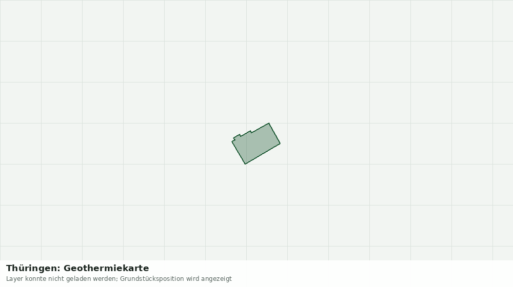 Statische Kartenansicht: Thüringen: Geothermiekarte