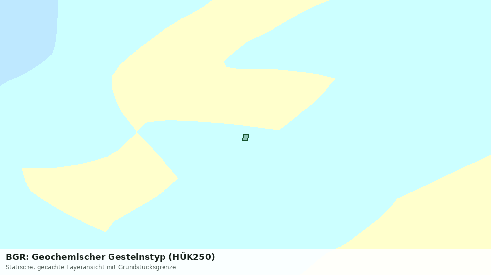 Statische Kartenansicht: BGR: Geochemischer Gesteinstyp (HÜK250)