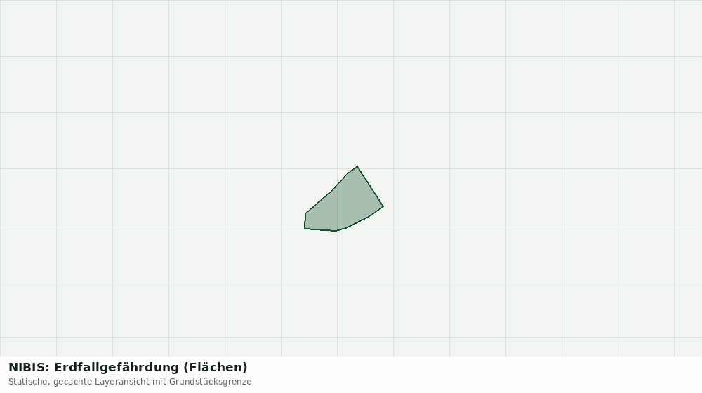 Statische Kartenansicht: NIBIS: Erdfallgefährdung (Flächen)