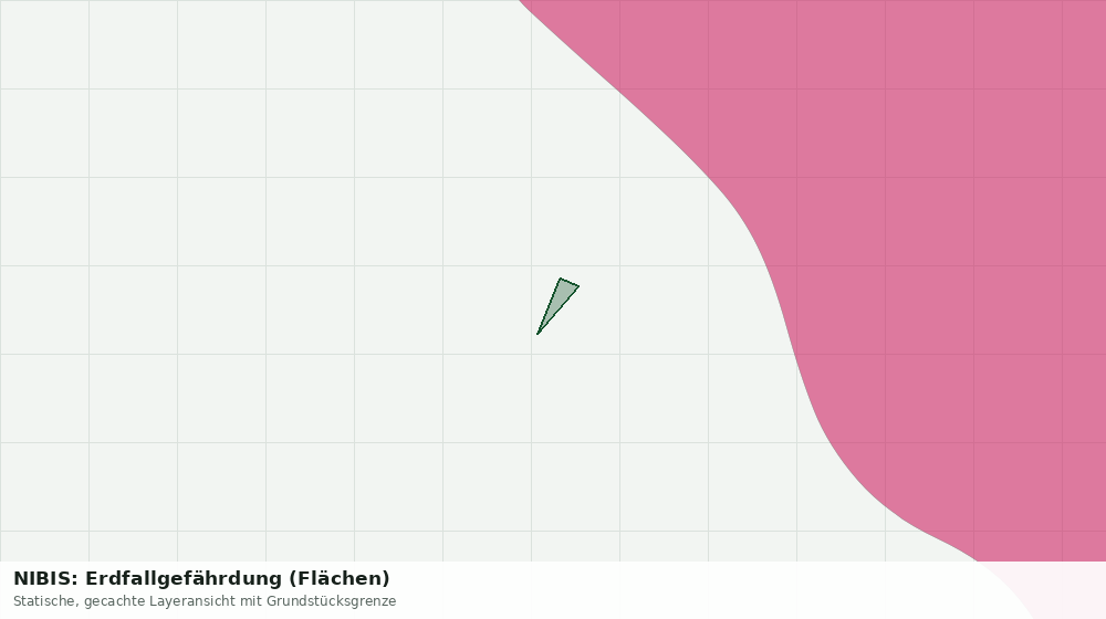 Statische Kartenansicht: NIBIS: Erdfallgefährdung (Flächen)
