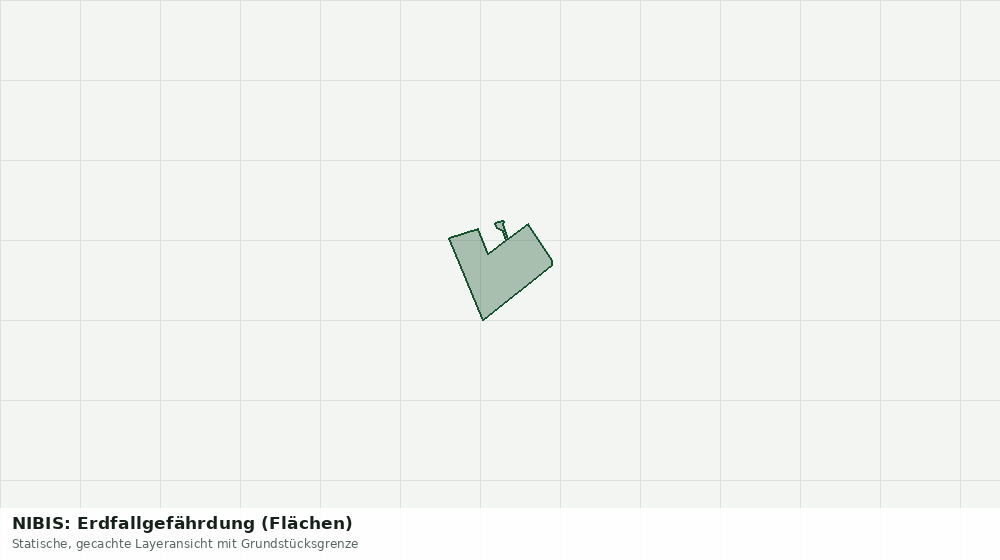 Statische Kartenansicht: NIBIS: Erdfallgefährdung (Flächen)