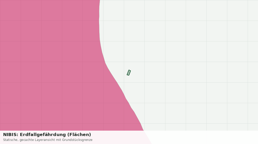 Statische Kartenansicht: NIBIS: Erdfallgefährdung (Flächen)