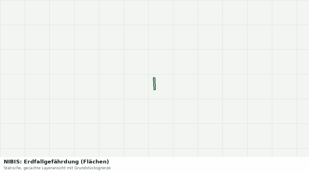 Statische Kartenansicht: NIBIS: Erdfallgefährdung (Flächen)
