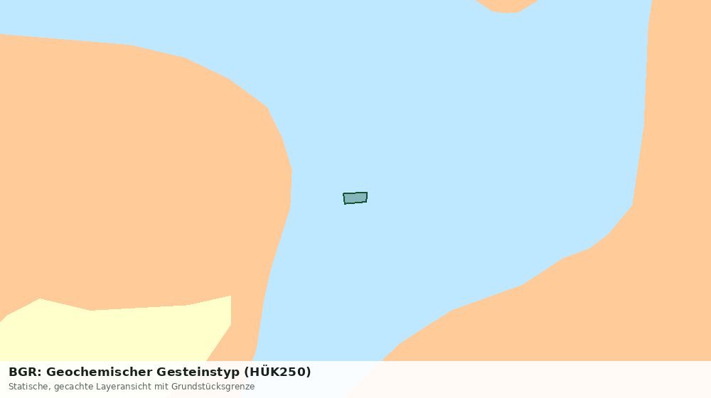 Statische Kartenansicht: BGR: Geochemischer Gesteinstyp (HÜK250)