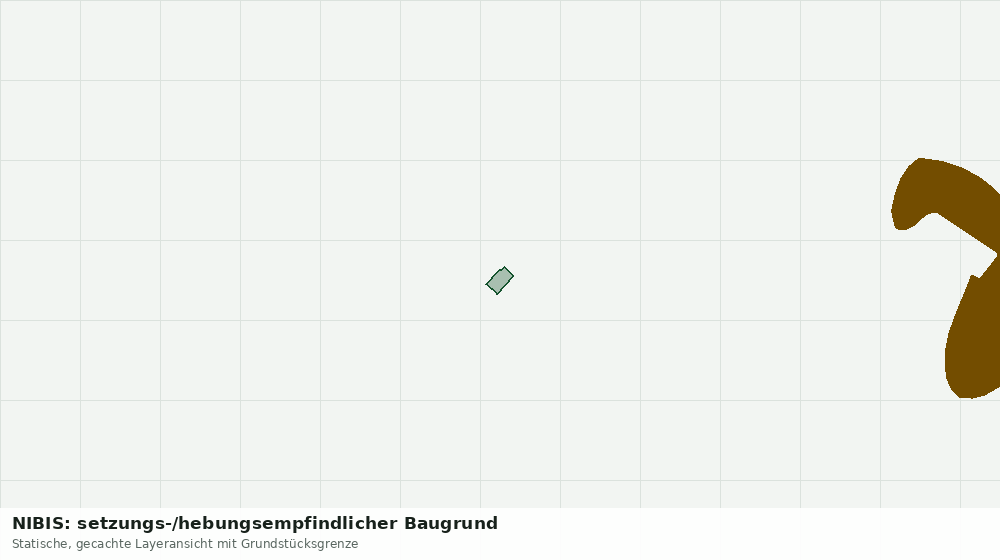 Statische Kartenansicht: NIBIS: setzungs-/hebungsempfindlicher Baugrund