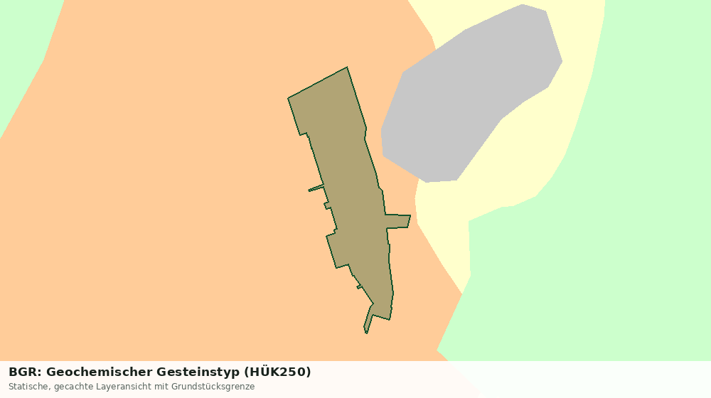 Statische Kartenansicht: BGR: Geochemischer Gesteinstyp (HÜK250)