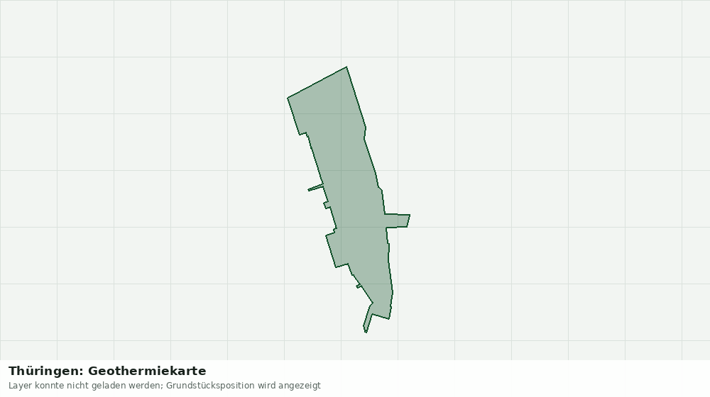 Statische Kartenansicht: Thüringen: Geothermiekarte