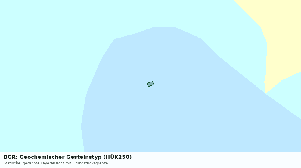 Statische Kartenansicht: BGR: Geochemischer Gesteinstyp (HÜK250)