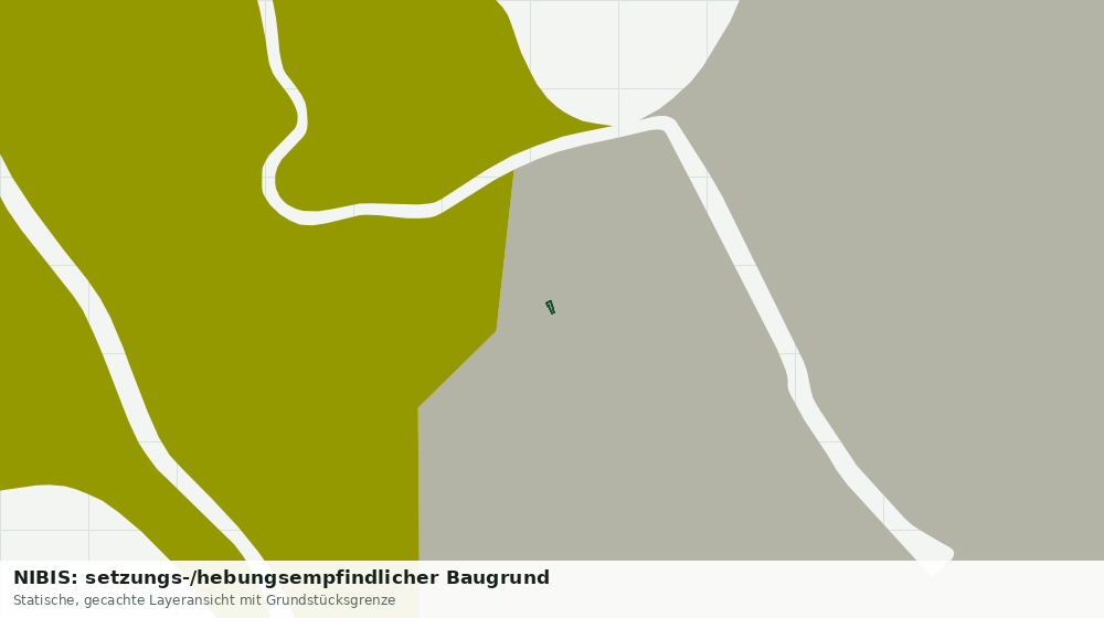 Statische Kartenansicht: NIBIS: setzungs-/hebungsempfindlicher Baugrund