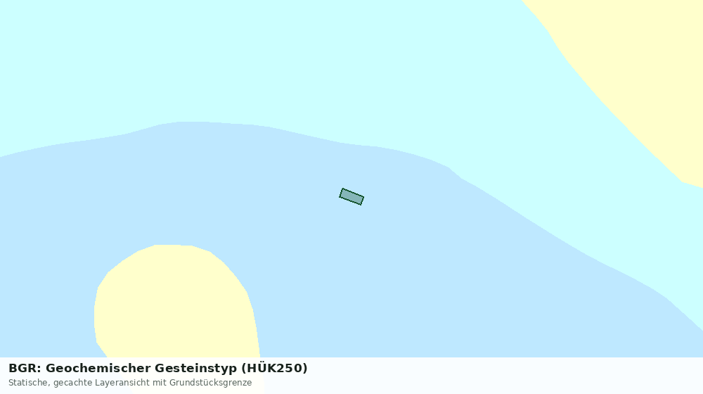 Statische Kartenansicht: BGR: Geochemischer Gesteinstyp (HÜK250)