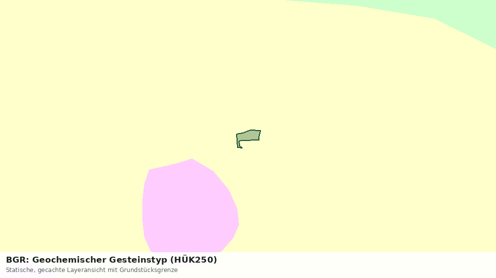 Statische Kartenansicht: BGR: Geochemischer Gesteinstyp (HÜK250)
