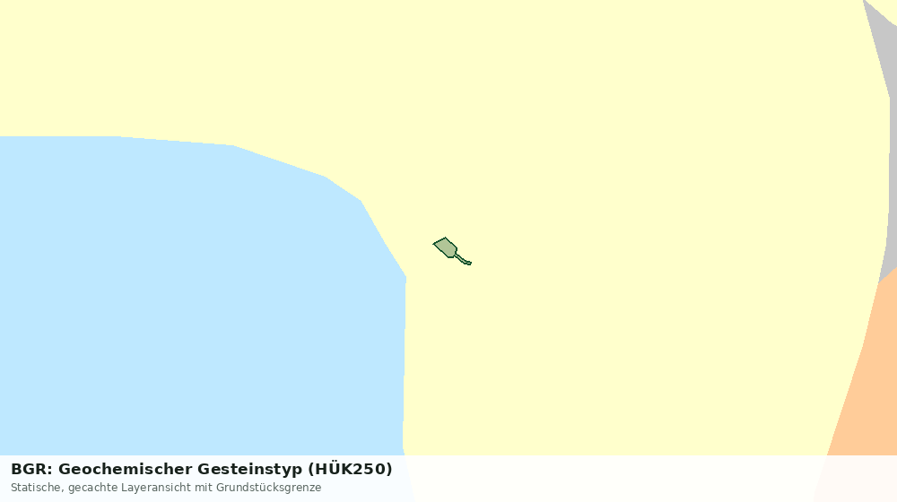 Statische Kartenansicht: BGR: Geochemischer Gesteinstyp (HÜK250)