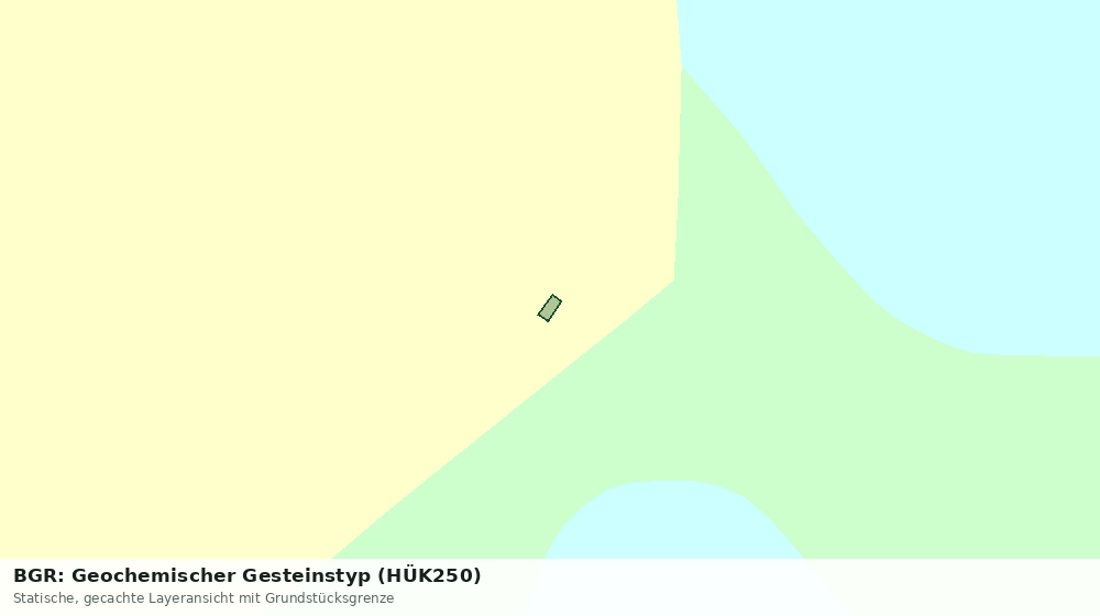 Statische Kartenansicht: BGR: Geochemischer Gesteinstyp (HÜK250)