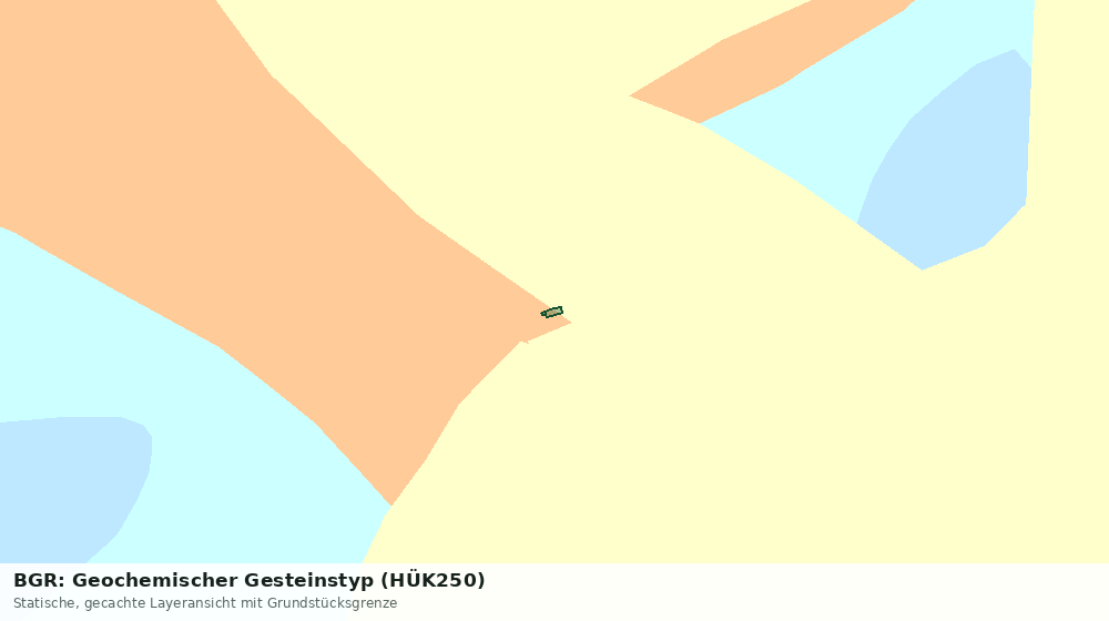 Statische Kartenansicht: BGR: Geochemischer Gesteinstyp (HÜK250)