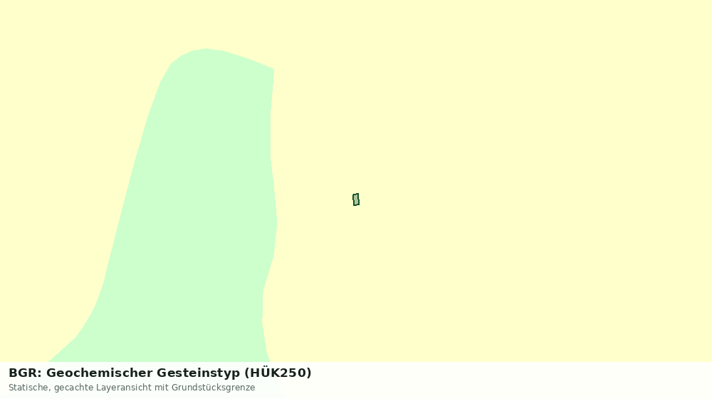 Statische Kartenansicht: BGR: Geochemischer Gesteinstyp (HÜK250)