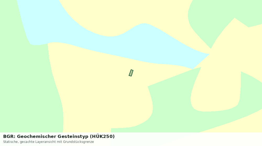 Statische Kartenansicht: BGR: Geochemischer Gesteinstyp (HÜK250)