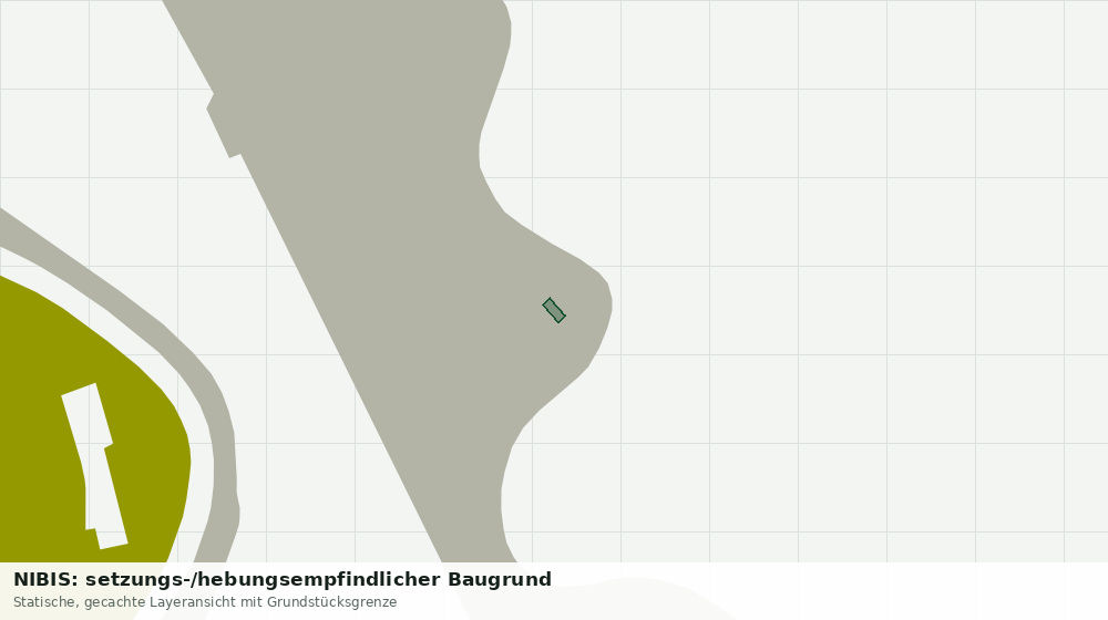 Statische Kartenansicht: NIBIS: setzungs-/hebungsempfindlicher Baugrund