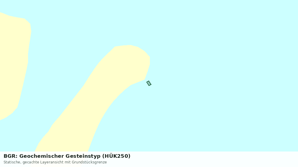 Statische Kartenansicht: BGR: Geochemischer Gesteinstyp (HÜK250)