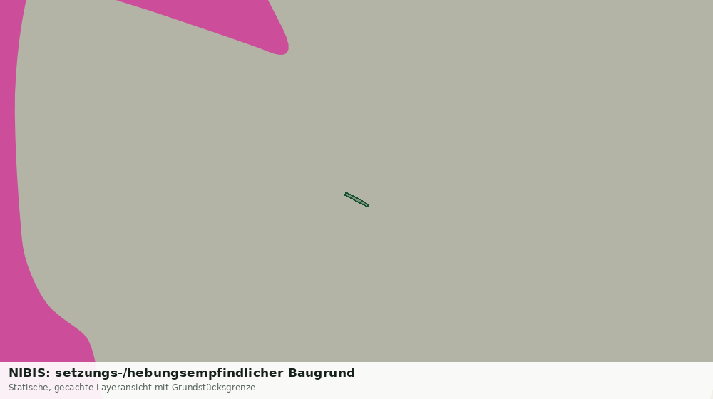Statische Kartenansicht: NIBIS: setzungs-/hebungsempfindlicher Baugrund