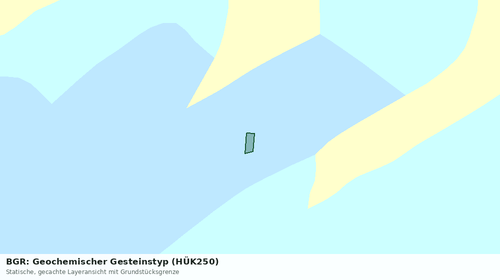 Statische Kartenansicht: BGR: Geochemischer Gesteinstyp (HÜK250)