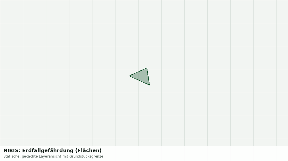 Statische Kartenansicht: NIBIS: Erdfallgefährdung (Flächen)