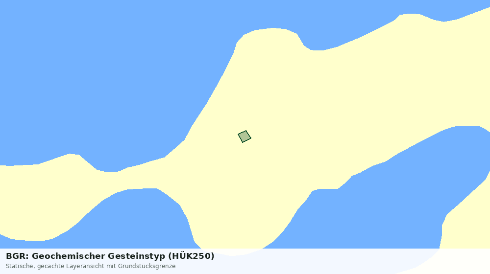 Statische Kartenansicht: BGR: Geochemischer Gesteinstyp (HÜK250)