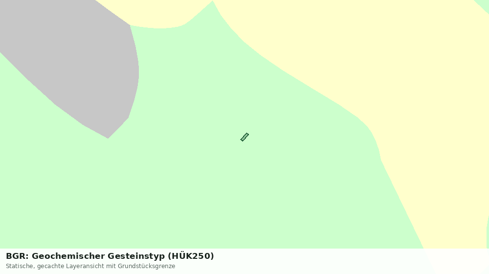 Statische Kartenansicht: BGR: Geochemischer Gesteinstyp (HÜK250)