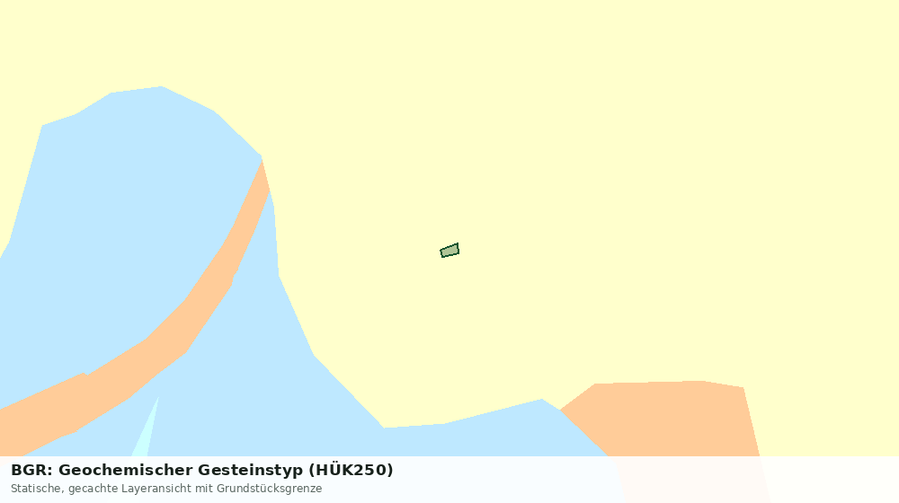 Statische Kartenansicht: BGR: Geochemischer Gesteinstyp (HÜK250)