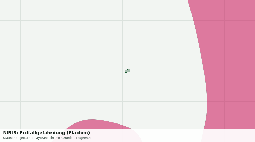 Statische Kartenansicht: NIBIS: Erdfallgefährdung (Flächen)