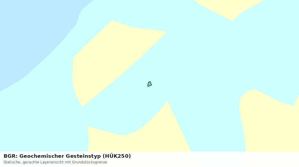 Statische Kartenansicht: BGR: Geochemischer Gesteinstyp (HÜK250)