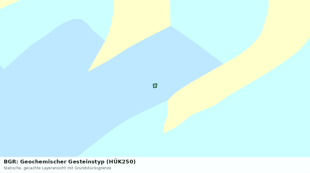Statische Kartenansicht: BGR: Geochemischer Gesteinstyp (HÜK250)